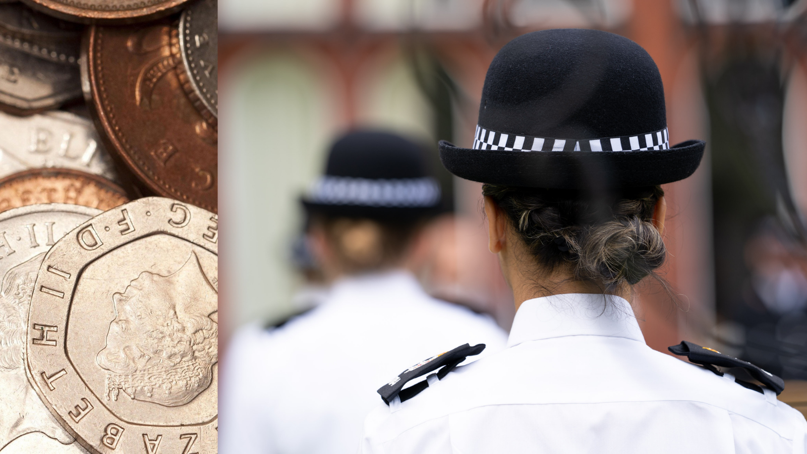 Ctax no text_Twitter coins and police officer