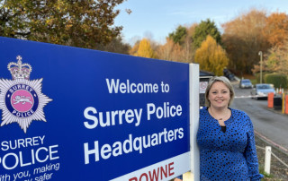 Surrey Police and Crime Commissioner at the Surrey Police Headquarters