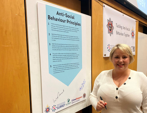 Commissioner signs up to principles to mark ASB Awareness Week