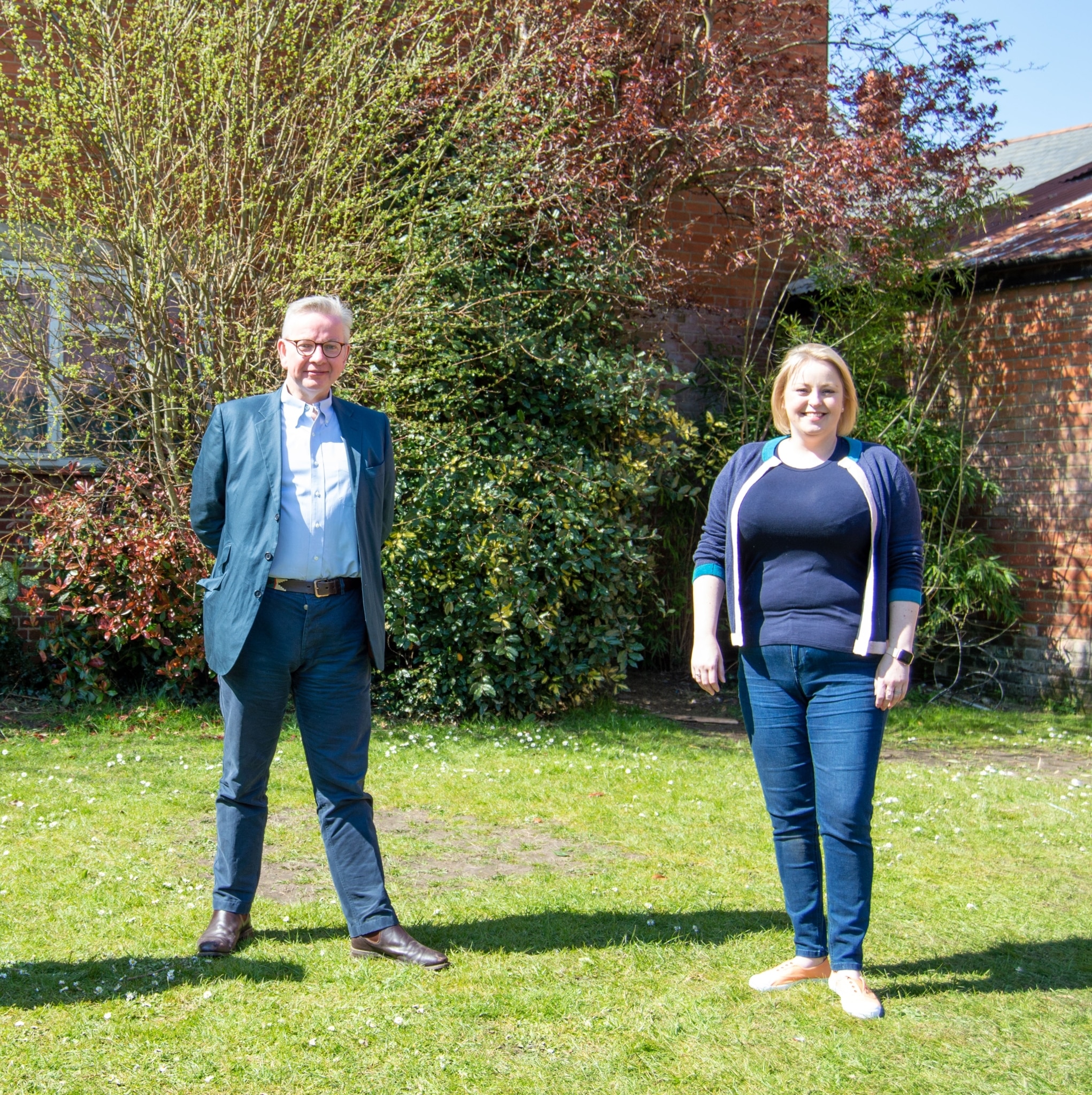 Police and Crime Commissioner Lisa Townsend and Michael Gove MP